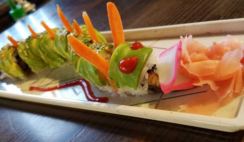Wasabi's Dragon Roll Sushi